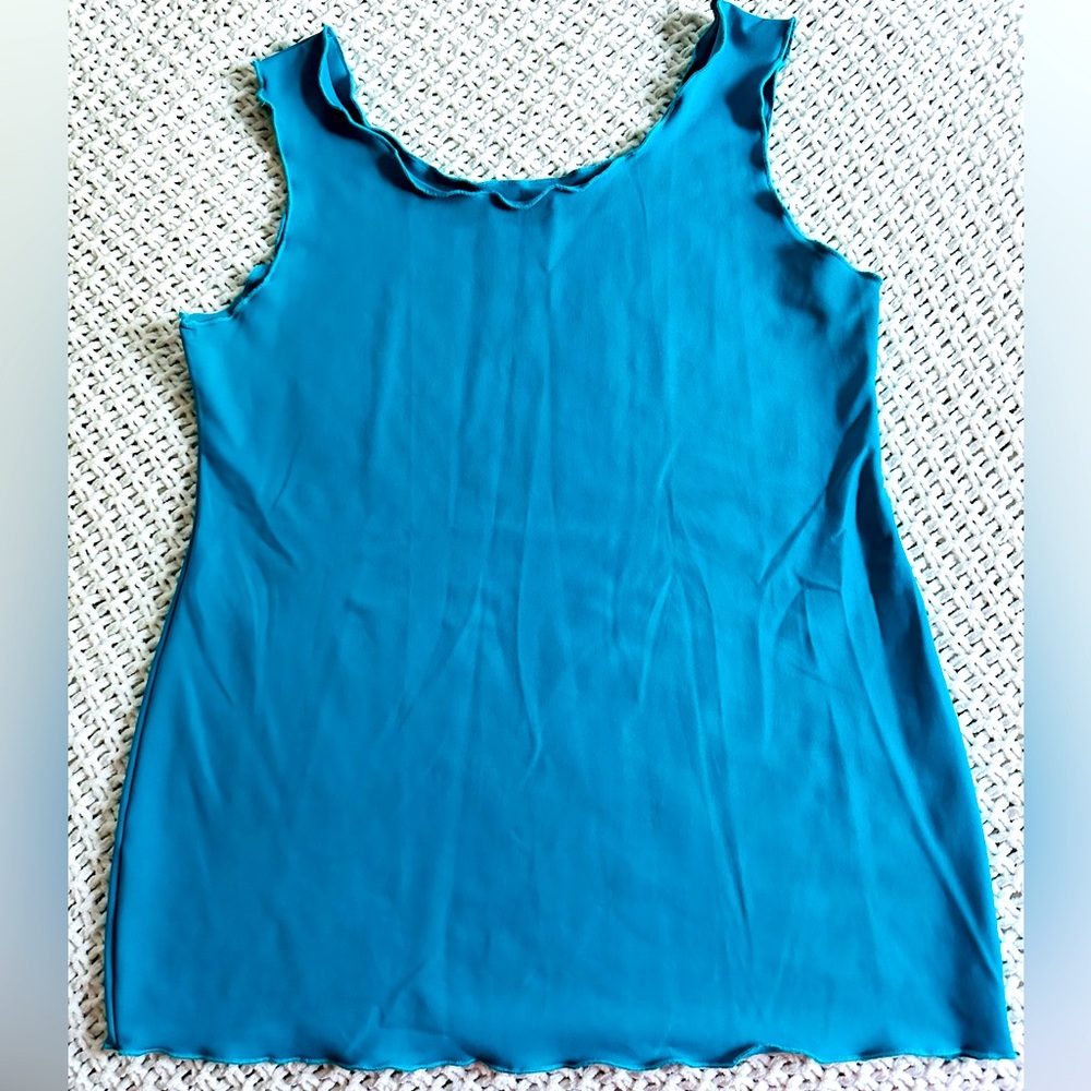 Haystacks tank blue Medium